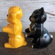 画像2: 50s Vintage Ken-L Ration Fido Dog Fifi Cat S&P Shakers (S331) (2)