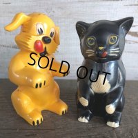 50s Vintage Ken-L Ration Fido Dog Fifi Cat S&P Shakers (S331)