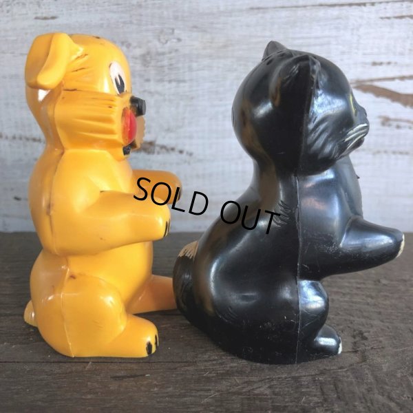 画像5: 50s Vintage Ken-L Ration Fido Dog Fifi Cat S&P Shakers (S331)