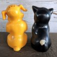 画像4: 50s Vintage Ken-L Ration Fido Dog Fifi Cat S&P Shakers (S331)