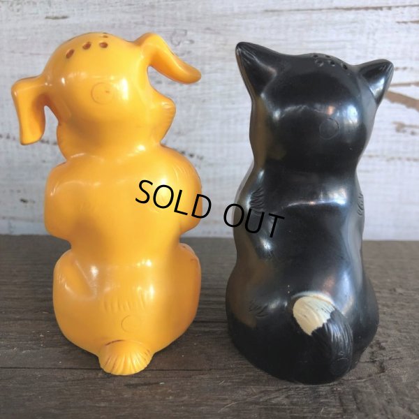 画像4: 50s Vintage Ken-L Ration Fido Dog Fifi Cat S&P Shakers (S331)