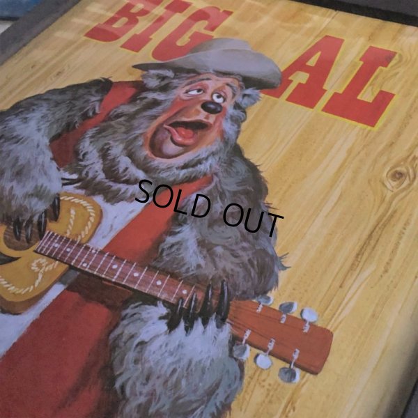 画像10: Vintage Disney BIG AL Country Bear Jamboree Original Poster w/frame (S334)