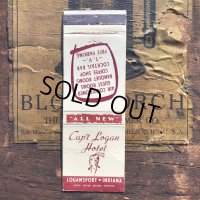 Vintage Matchbook Cap't Logan Hotel (MA1738)
