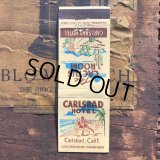 Vintage Matchbook CARLSBAD HOTEL (MA1725)