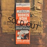 Vintage Matchbook Finish High Shool (MA1807)
