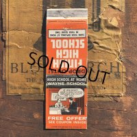Vintage Matchbook Finish High Shool (MA1807)