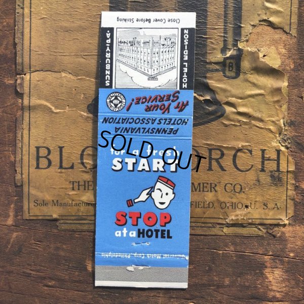 画像1: Vintage Matchbook HOTEL EDISON (MA1736)