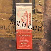Vintage Matchbook California Motel (MA1772)