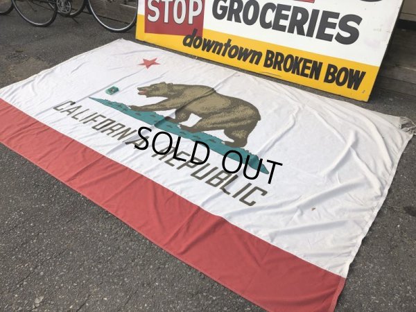 画像3: Vintage Made in U.S.A The Bear California Republic Flag (S335)
