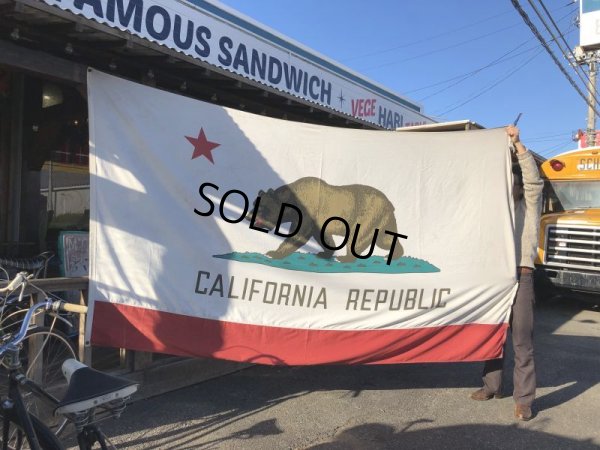 画像11: Vintage Made in U.S.A The Bear California Republic Flag (S335)