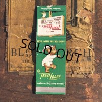 Vintage Matchbook Trave Lodge Sleepy Bear (MA1823)