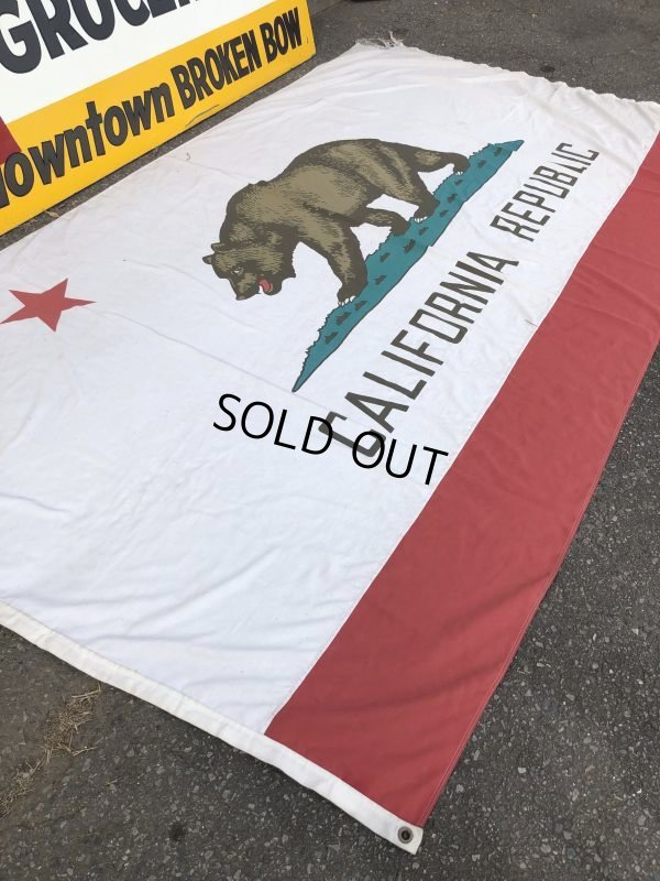 画像8: Vintage Made in U.S.A The Bear California Republic Flag (S335)