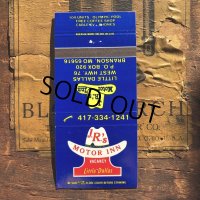 Vintage Matchbook J.R's Motor Inn (MA1776)