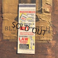Vintage Matchbook Businessmen LAW TRAINING (MA1803)