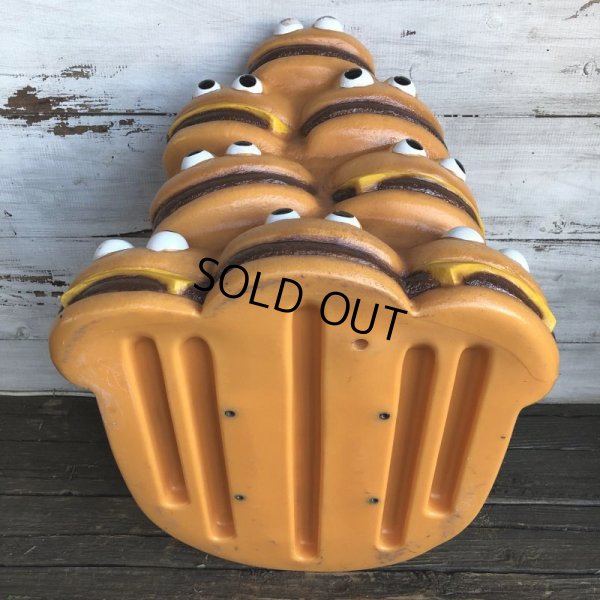 画像10: Vintage Mcdonald's Hamburger & Cheeseburger Statue Playland Childs Chair (S336)