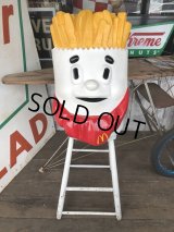 Vintage Mcdonald's French Fry Statue Playland Childs Chair (S338）