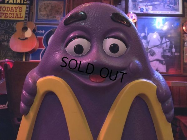 画像7: Vintage Mcdonald's Grimace Statue Playland Childs Chair (S337)