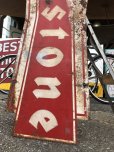 画像8: 50s Vintage Firestone Tires Double-sided Bow-tie Sign (S344）