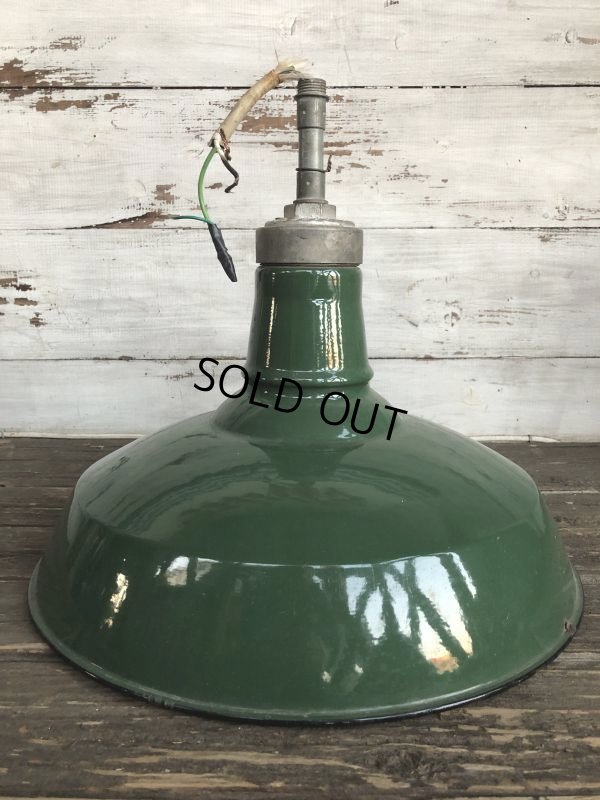 画像5: 〜50s Vintage Benjamin Industrial Barn Light Shade (S346)