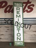 Vintage Original Embossed Metal REMINGTON Tires Sign (S349）