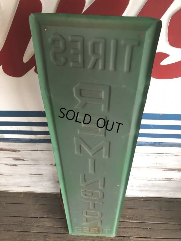 画像7: Vintage Original Embossed Metal REMINGTON Tires Sign (S349)