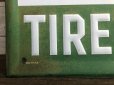 画像2: Vintage Original Embossed Metal REMINGTON Tires Sign (S349） (2)