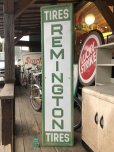 画像9: Vintage Original Embossed Metal REMINGTON Tires Sign (S349）