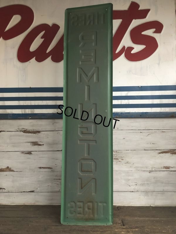 画像8: Vintage Original Embossed Metal REMINGTON Tires Sign (S349)