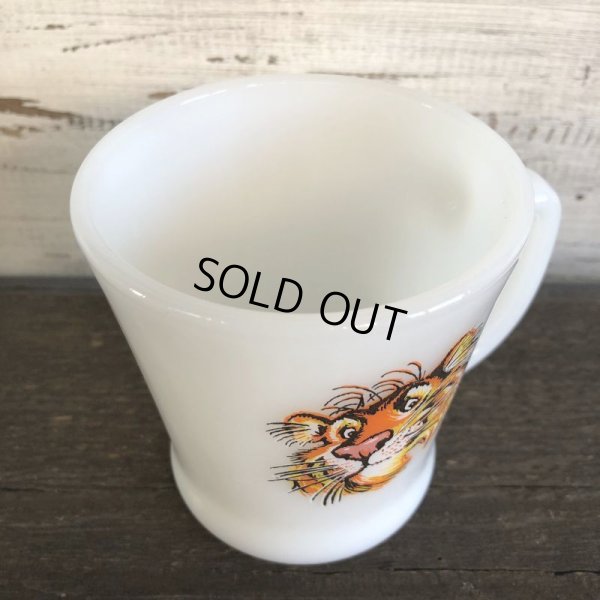 画像5: Vintage Fire King EXXON Esso Tiger D handle Mug (S353)