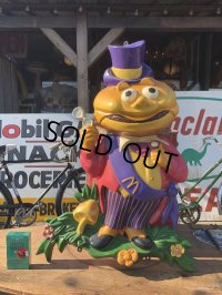 70s McDonalds Mayor McCheese 3D Wall Display Plaque (S358）