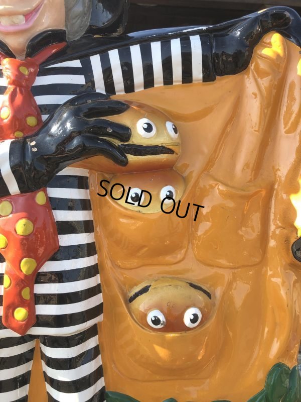 画像7: 70s McDonalds Hamburglar 3D Wall Display Plaque (S359)