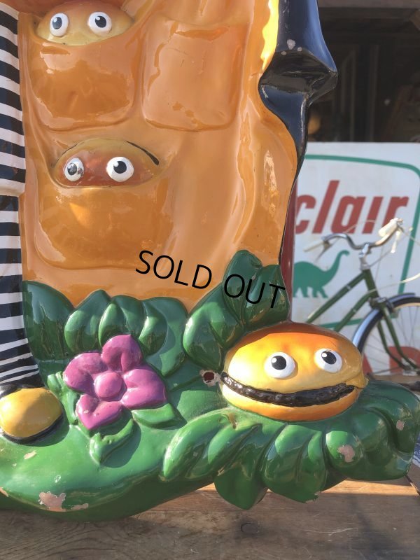 画像5: 70s McDonalds Hamburglar 3D Wall Display Plaque (S359)