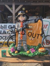 70s McDonalds Hamburglar 3D Wall Display Plaque (S359）