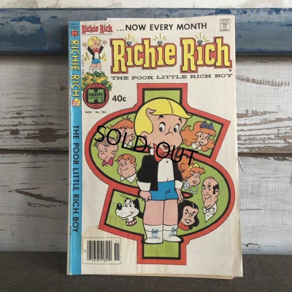 画像1: 70s Vintage Harvey Comics Richie Rich (S368)