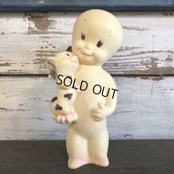 画像2: 60s Vintage Casper & Dog Vinyl Doll (S380) 