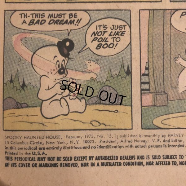 画像5: 70s Vintage Harvey Comics Spooky Haunted House (S369)