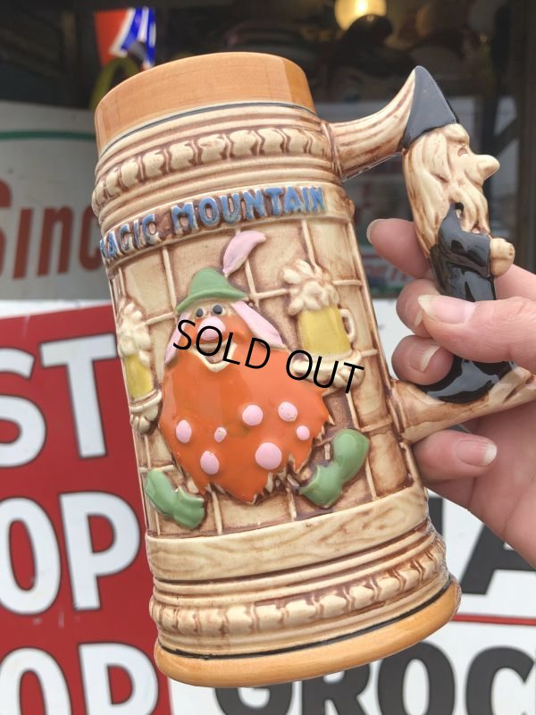 画像9: 70s Vintage Six Flags Magic Mountain Bloop Troll Beer Stein Mug (S383)