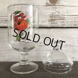Vintage Six Flags Magic Mountain  Bloop Troll Glass Pot (S382) 