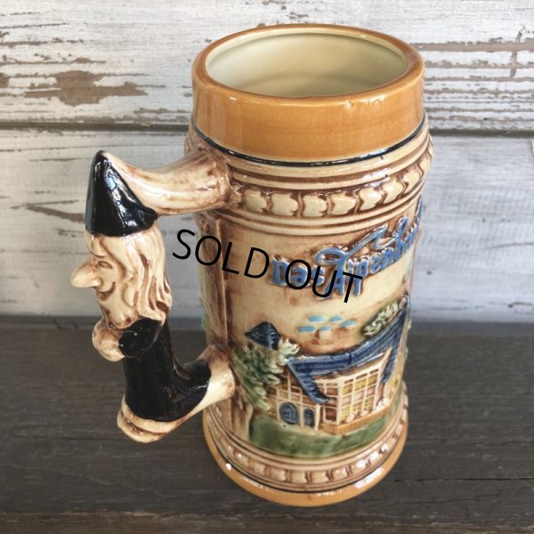画像4: 70s Vintage Six Flags Magic Mountain Bloop Troll Beer Stein Mug (S383)