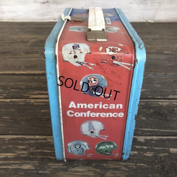 画像3: 70s Vintage Thermos Luch Box NFL (S385)