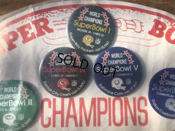 画像3: Vintage NFL Super Bowl Champions Collection Set (S369)