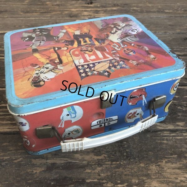 画像5: 70s Vintage Thermos Luch Box NFL (S385)