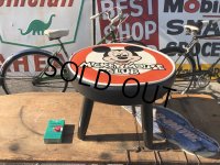 60s Vintage DISNEY MICKEY MOUSE CLUB Child's Stool Chair Seat (S370)