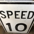 画像2: Vintage Road Sign SPEED 10 (S389)  (2)