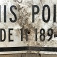 画像4: Vintage Road Sign NO UNAUTHORIZED VEHICLES BEYOND THIS POINT (S390) 