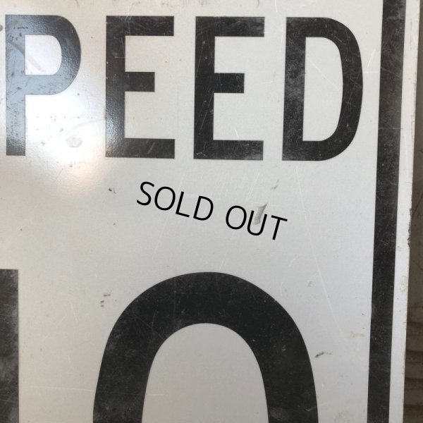画像5: Vintage Road Sign SPEED 10 (S389)