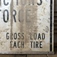 画像5: Vintage Road Sign WEIGHT RESTRICTIONS IN FORCE (S391) 