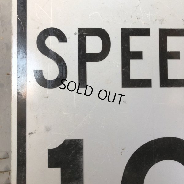 画像4: Vintage Road Sign SPEED 10 (S389)