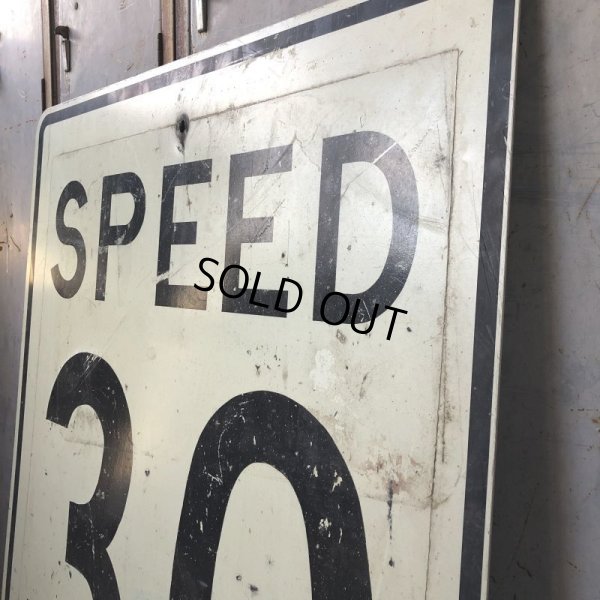 画像4: Vintage Road Sign SPEED 30 (S393)