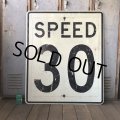 Vintage Road Sign SPEED 30 (S393) 